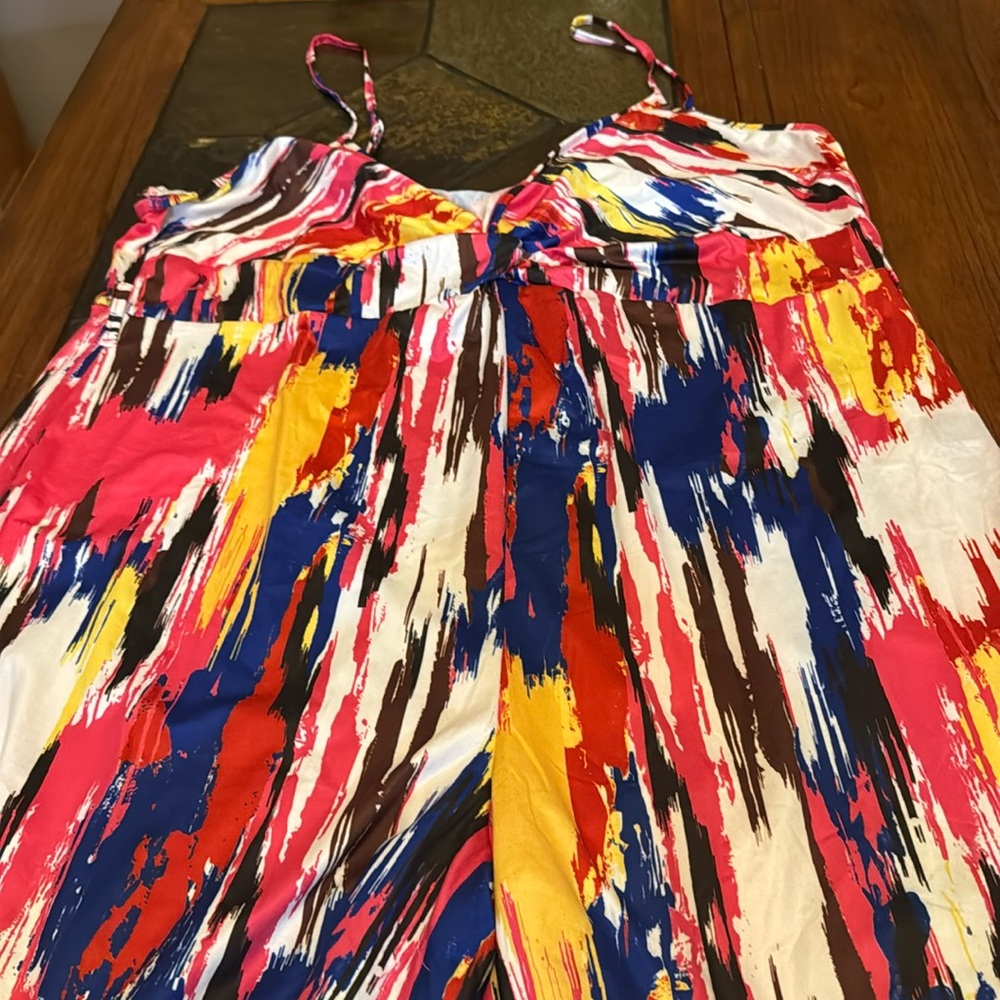 Fun jumpsuit with belt size 4x